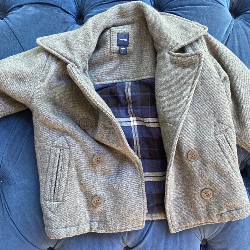 Baby GAP gray pea coat